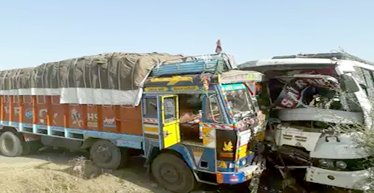 bus truck accident