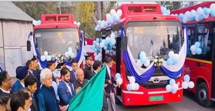 electric buses in kashmir