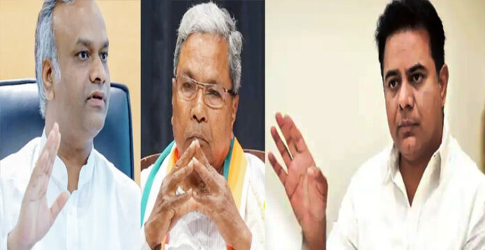 War of Words Continues: BRS vs. Karnataka Congress