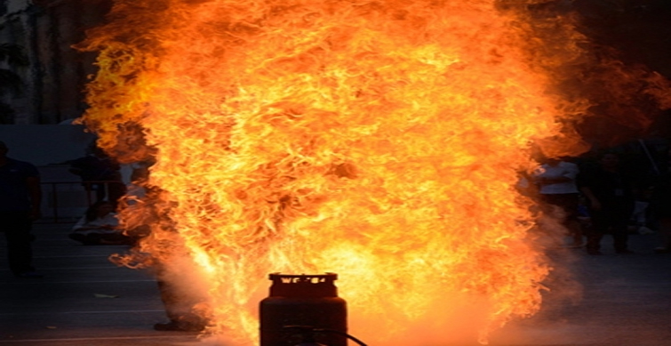 cylinder blast