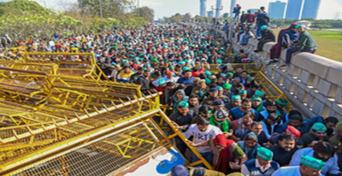 farmers protest