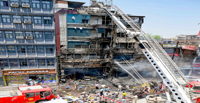 fire hotel patna