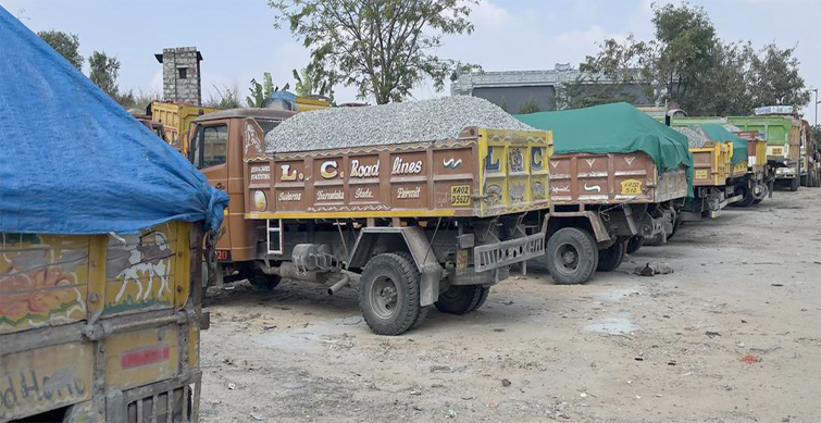 over loaded truck