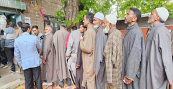 voting in kashmir
