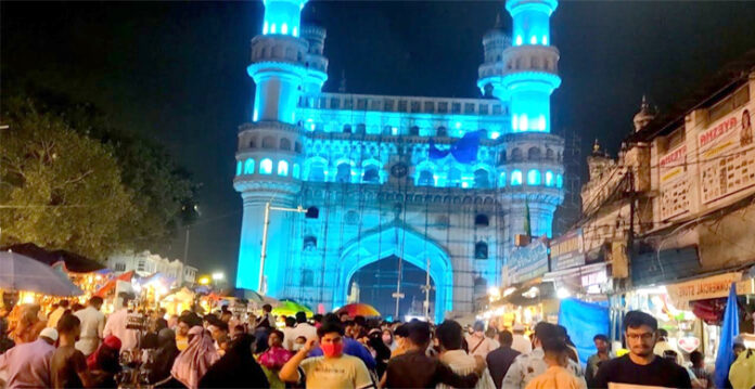 charminar in night