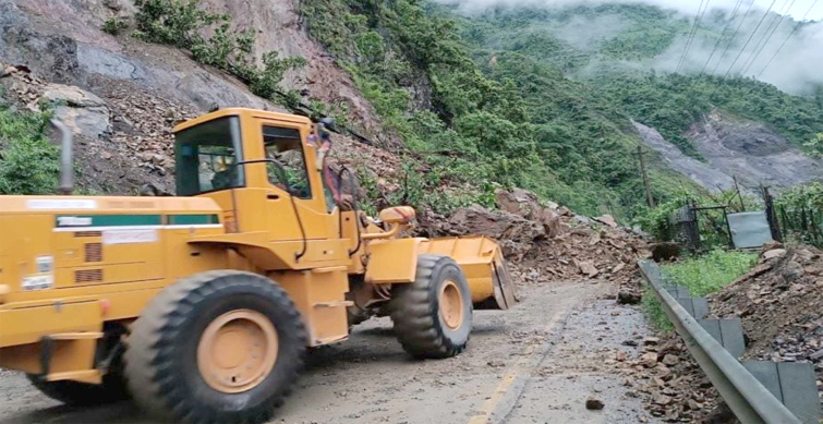 land slide
