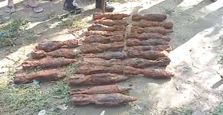 mortar shells