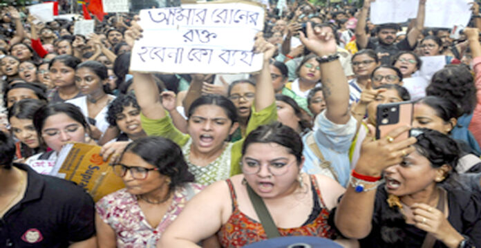 durga pooja protest