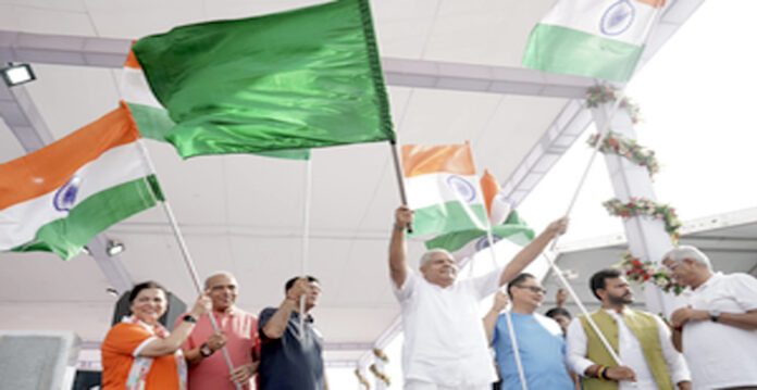 flag bike rally