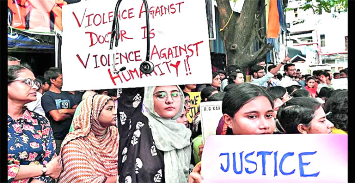 rg kar case protest