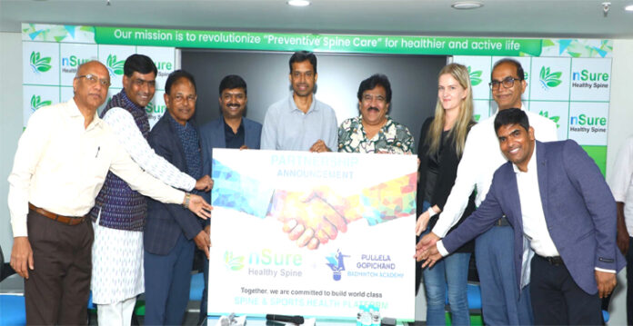 pullela gopichand nsure healthy spine