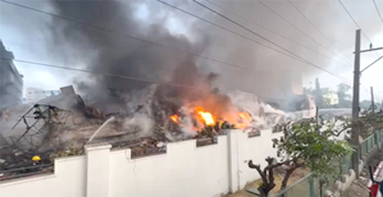 massive fire