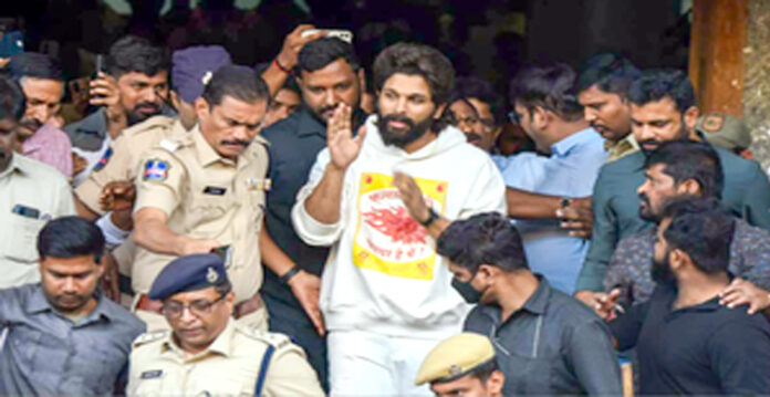 allu arjun jailed