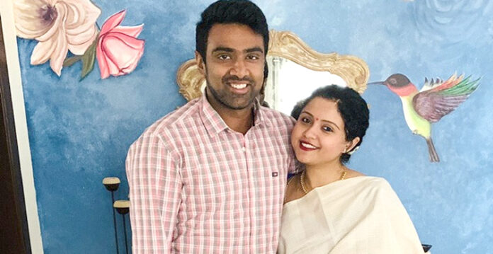 ashwin and wife