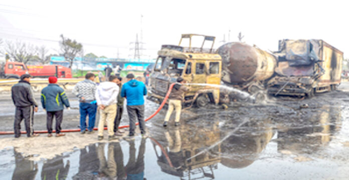 tanker accident