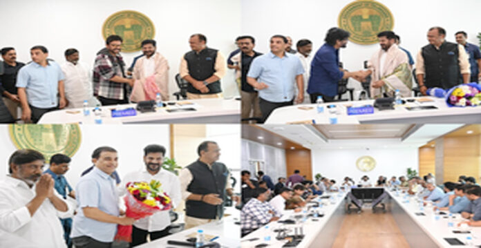 tollywood meets cm