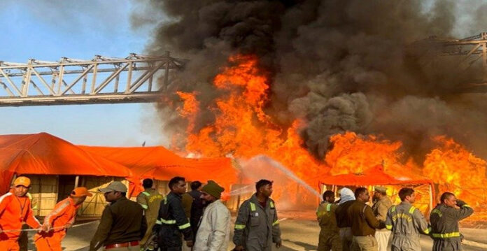 fire at mela