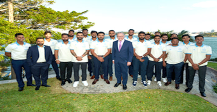 indian team with