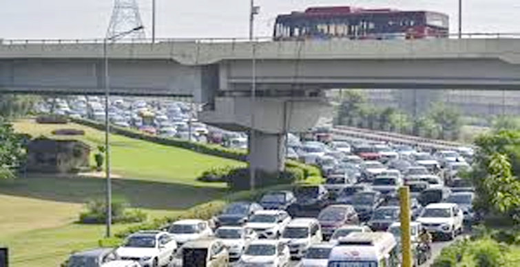 traffic jam in delhi