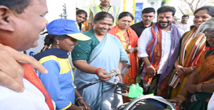 petrol pump women