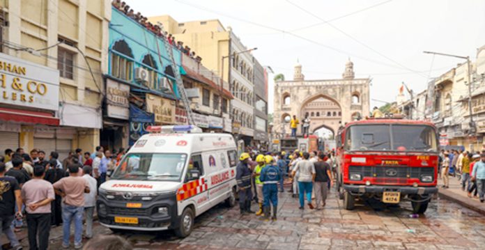 fire charminar