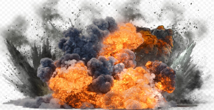 landmine blast