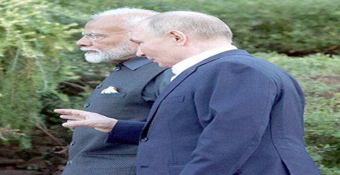 putin and modi